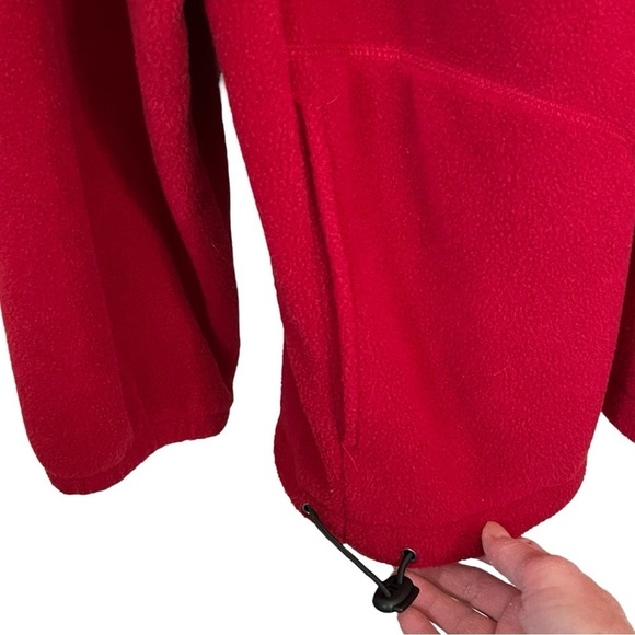 University of Alabama Red Half Zip Fleece Pullover with Embroidered Logo Sz. Lg. - Picture 5 of 10
